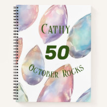 Anpassat namn för oktober-födelsedag eller -årsdag