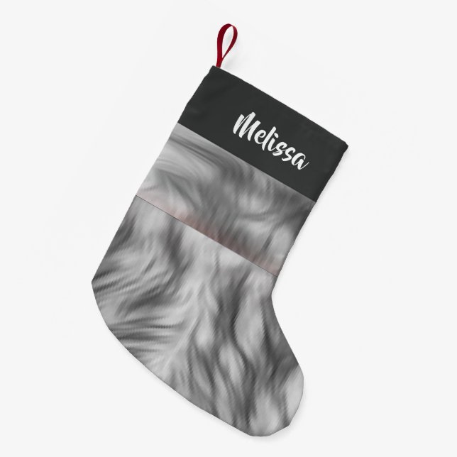 Anpassat namn för päls liten julstrumpa (Framsidan (Hängande))