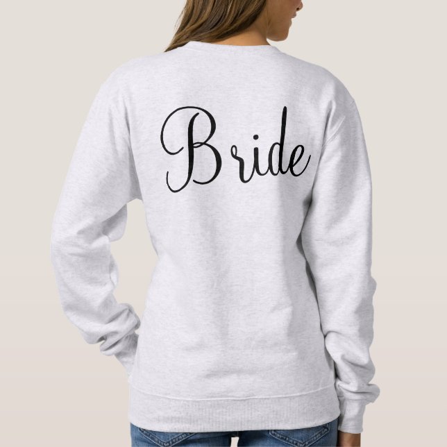 Anpassat namn för personlig Bride Gift-namn finns T Shirt (Baksida)
