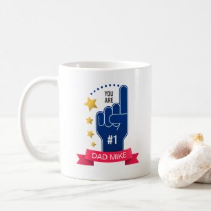 Anpassat namn för personlig Fars dag   Kaffe Mugg