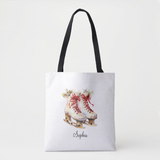 Anpassat namn för personlig Ice Skalning till Bag Tygkasse (Framsida)