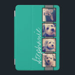 Anpassat namn för Photo Collage med Emerald Grönt iPad Mini Skydd<br><div class="desc">Använda foton med ramar på den här! Lägg till dina favoritfoton i den här remsa om du vill ha en minneshållare för roligten. Ett konstnärligt sätt att visning ditt bästa bilder för fotodelning.</div>