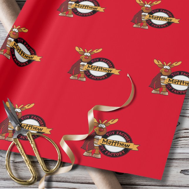 Anpassat namn för presenterat från tomtens Speciel Presentpapper (Skapare uppladdad)