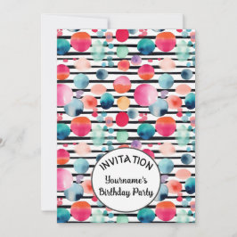 Anpassat namn för punkter och Rand 1 Inbjudningar