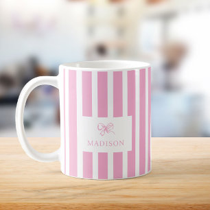 Anpassat namn för Rosa av Rand och fält Kaffemugg