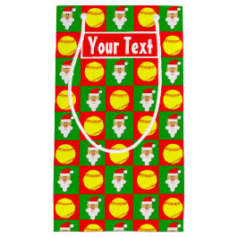 Anpassat namn för Santa Softball Player/Textjul