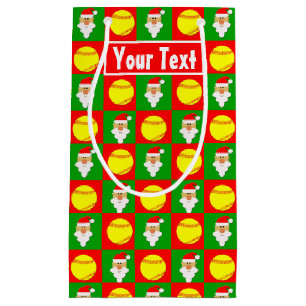 Anpassat namn för Santa Softball Player/Textjul