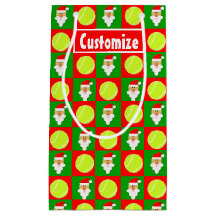 Anpassat namn för Santa Tennis Player/jultomte