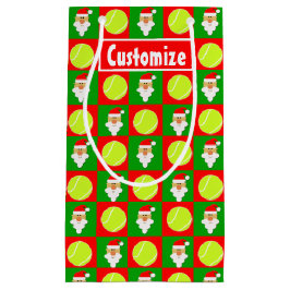 Anpassat namn för Santa Tennis Player/jultomte