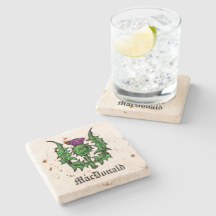 Anpassat namn för Scottish Thistle Stenunderlägg
