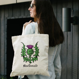 Anpassat namn för Scottish Thistle Tygkasse