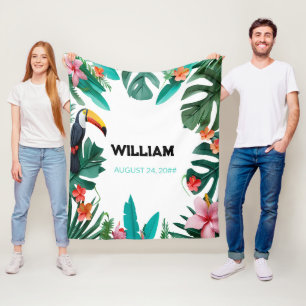 Anpassat namn för sommartid, Blommigt Fleecefilt