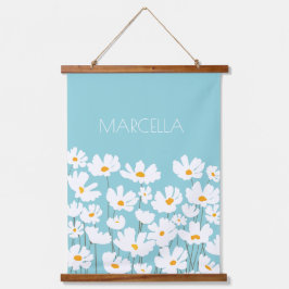 Anpassat namn för sommarvita Cosmos Flowers