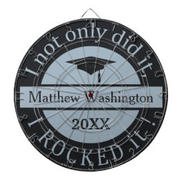 Anpassat namn för studenten och årlig avart piltavla