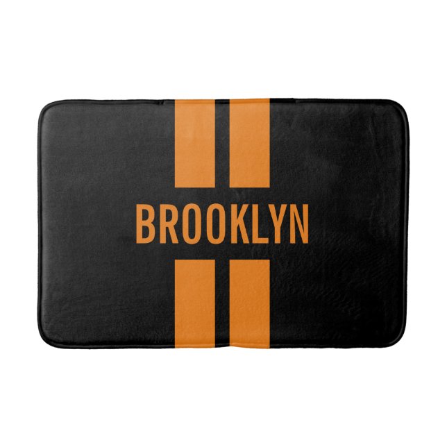 Anpassat namn för tävla Fläkt Tävling Dubbla Rand  Badrumsmatta (Framsidan)