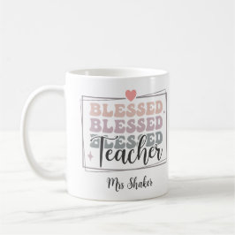 Anpassat namn för välsignad lärarbedömning, Tack Kaffemugg