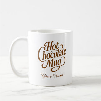 Anpassat namn för varm choklad kaffemugg