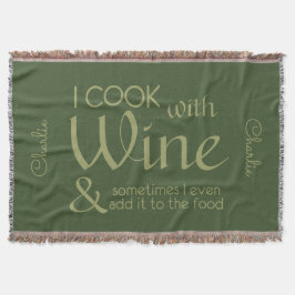 Anpassat namn för vin-offert - filt