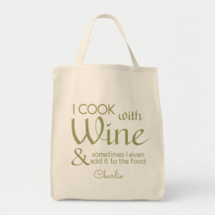 Anpassat namn för Vin-offert tote bags Tygkasse