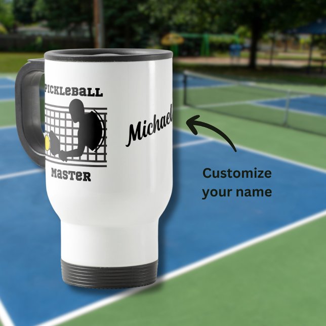 Anpassat namn för vinnare av spelare i pickleball resemugg (Skapare uppladdad)