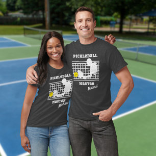 Anpassat namn för vinnare av spelare i pickleball t shirt