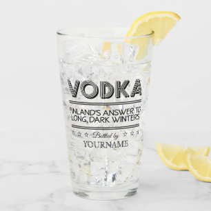 Anpassat namn för VODKA Glaskopp
