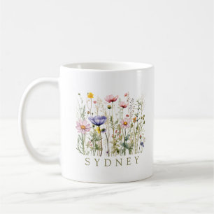 Anpassat namn för Wildblomma Kaffemugg