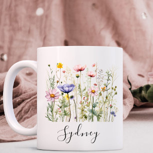 Anpassat namn för Wildblomma Kaffemugg
