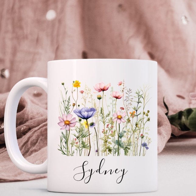 Anpassat namn för Wildblomma Kaffemugg (Skapare uppladdad)