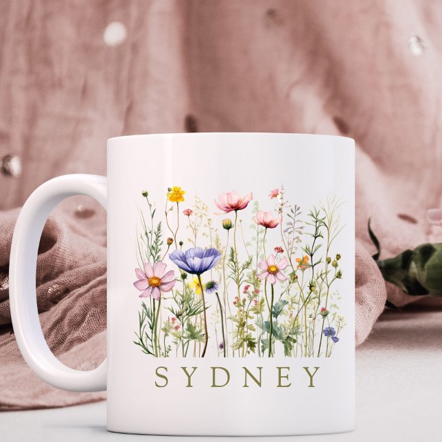 Anpassat namn för Wildblomma Kaffemugg (Skapare uppladdad)