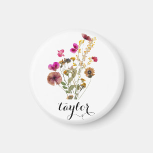 Anpassat namn för Wildblomma Magnet