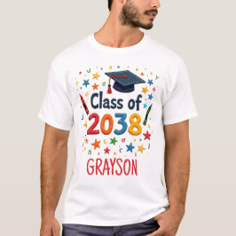 Anpassat namn Första dagen för Bild i skolan T Shirt