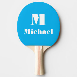 Anpassat namn - första Solid Färg Pingisracket