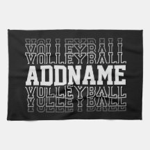 Anpassat Namn Försvinnande Volleyboll Logotyp Lags