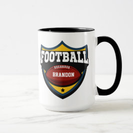 Anpassat namn Fotboll Logotyp mugg
