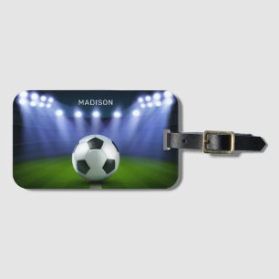Anpassat namn Fotboll Stadium Bagagebricka