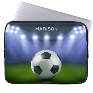 Anpassat namn Fotboll Stadium laptop sleeve