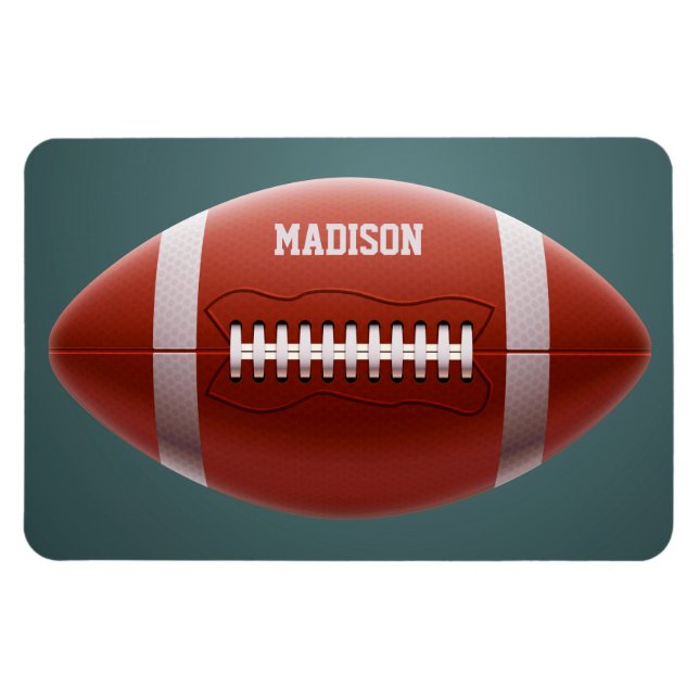 Anpassat namn Fotbollsmagnet Magnet (Horisontell)