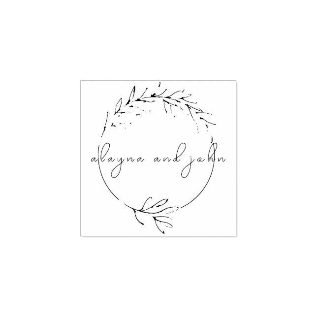 Anpassat namn Frimärke Stämpel (Tryck)