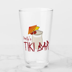 Anpassat namn, fryst Drink Tiki Pub Glaskopp