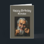 Anpassat namn Funny Birthday Behöver inte glasögon Kort<br><div class="desc">Anpassat namn Lustigt Birthday här är ett kort som du kan läsa utan dina glasögon</div>