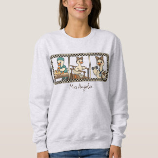 Anpassat Namn Fysioterapeut Gås Retro Roligt T Shirt
