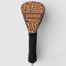 Anpassat namn Giraffe Animal Print Mönster Classic