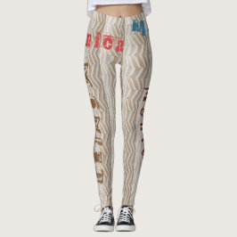 Anpassat namn Girls Leggings