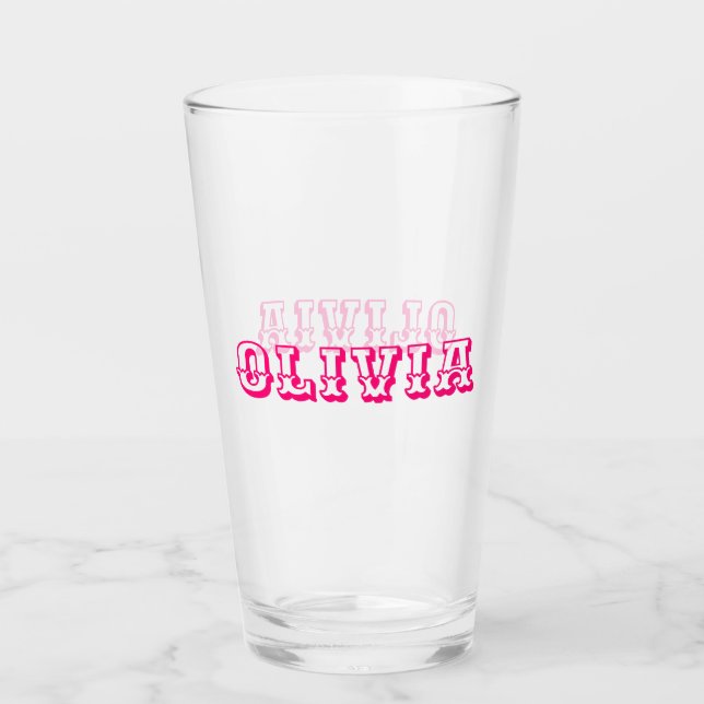 Anpassat namn glaskopp (Framsida)