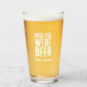 Anpassat namn - glass för modernt Pint Beer-glas Glaskopp