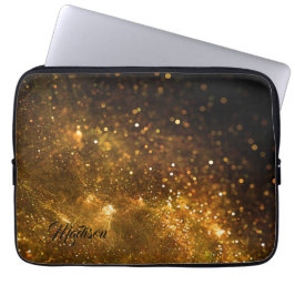 Anpassat namn Glitter laptop sleeve