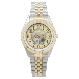 Anpassat namn Glitter-spärrlista Armbandsur