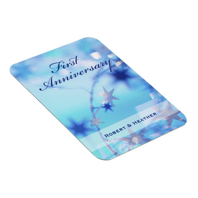 Anpassat namn, Gnistra för första Bröllop-årsdagen Magnet (Högersidan)