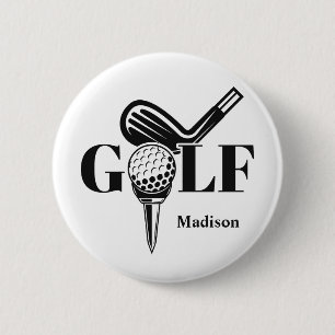 Anpassat namn Golf Knapp